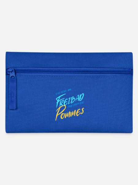 das Beste am Freibad - Federtasche - Royalblau