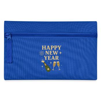 Bonne année pour la célébration du design - Trousse - bleu royal - Devant