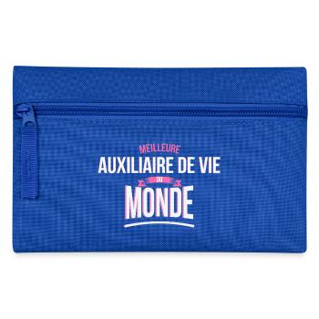 Meilleure Auxiliaire de vie du monde femme - Trousse - bleu royal - Devant