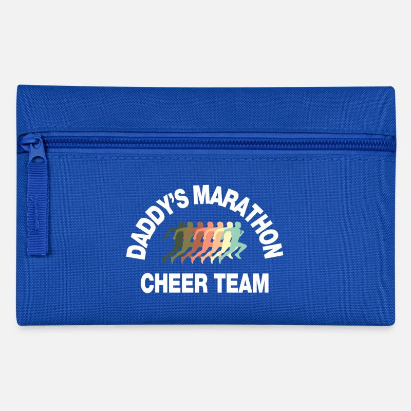 dad's marathon cheer team - Federtasche - Royalblau