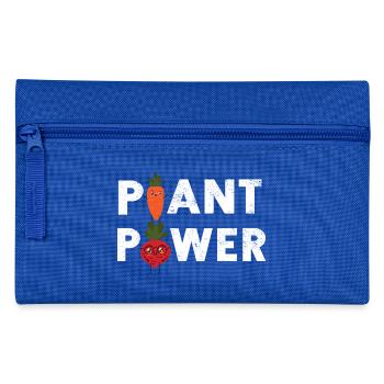 Idée de cadeau de végétarien végétarien - Trousse - bleu royal - Devant