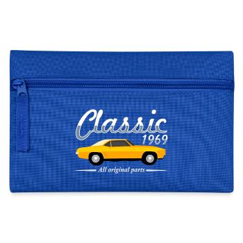 classic 1969 all original parts car lovers 50th - Pencil Case - royal blue - Front