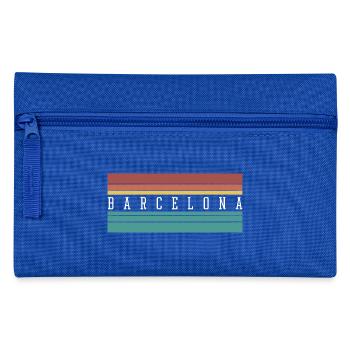 Barcelone : Cadeau et souvenir parfaits - Trousse - bleu royal - Devant