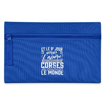 corse apéro - Trousse - bleu royal - Devant