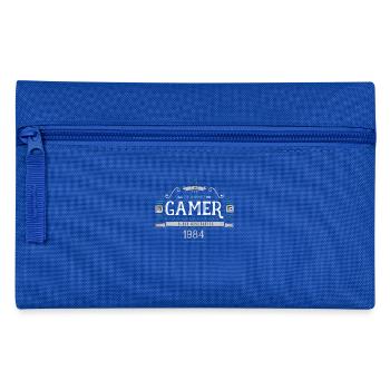 classic Gamer Retro 8bit Generation 1984 Birthday - Federtasche - Royalblau - Vorne