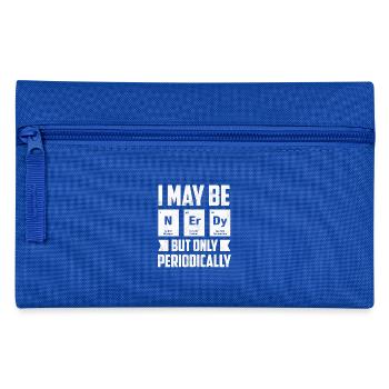 Nerd - Chimie - Enseignant - Trousse - bleu royal - Devant