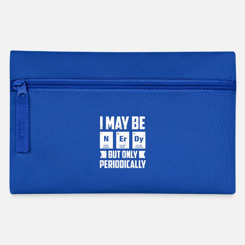 Nerd - Chimie - Enseignant - Trousse - bleu royal