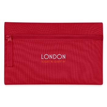 London England minimalist coordinates - Pencil Case - red - Front