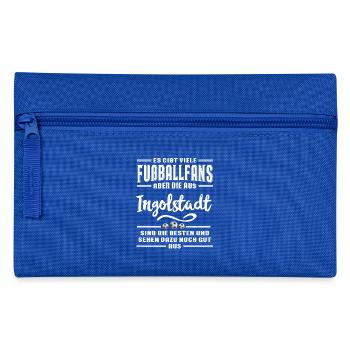 Fußball Ingolstadt - Federtasche - Royalblau - Vorne