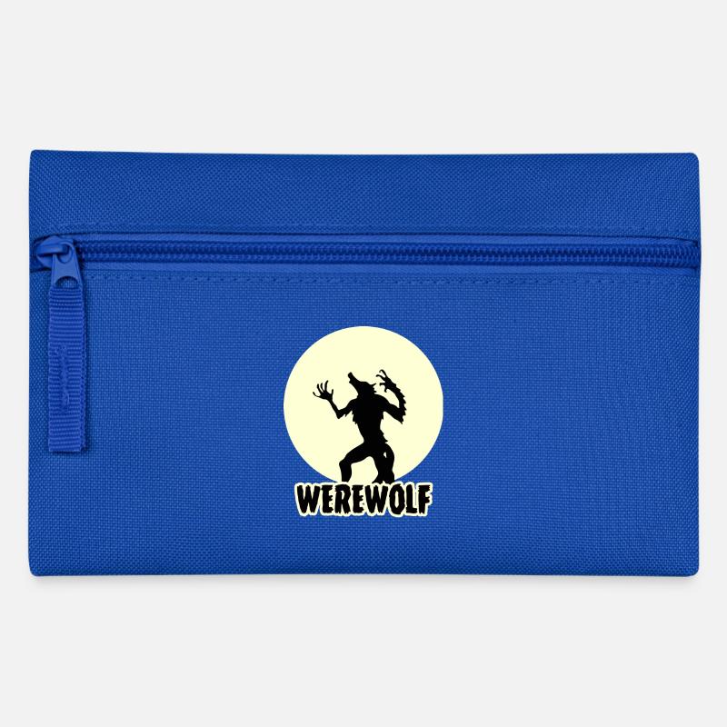 Werwolf / Halloween: Werewolf - Federtasche - Royalblau