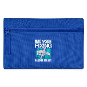 Mechanic T-Shirt · Tool · Mechanics · Dad - Pencil Case - royal blue - Front