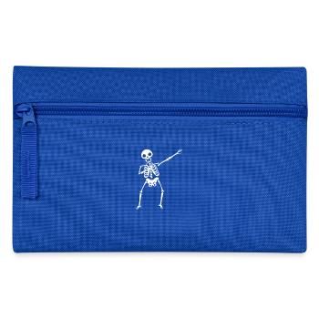 Dabbing Skeleton Gift Children's Hallowenn - Pencil Case - royal blue - Front