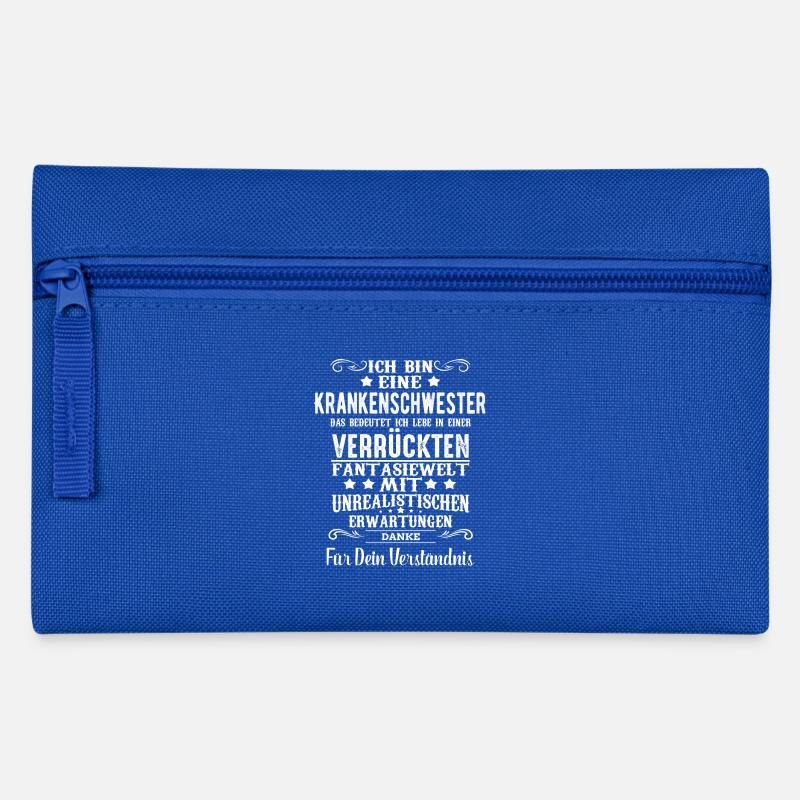 ich bin eine Krankenschwester - Federtasche - Royalblau