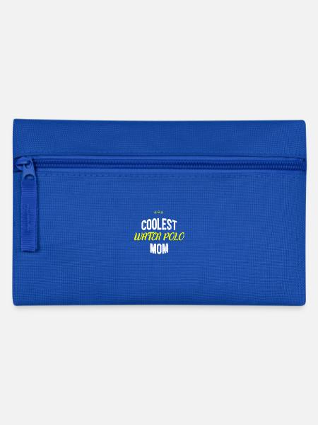 Distressed - COOLEST WATER POLO MOM - Federtasche - Royalblau