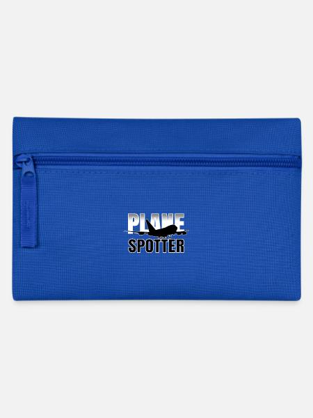 Plane Spotter als Geschenk - Federtasche - Royalblau