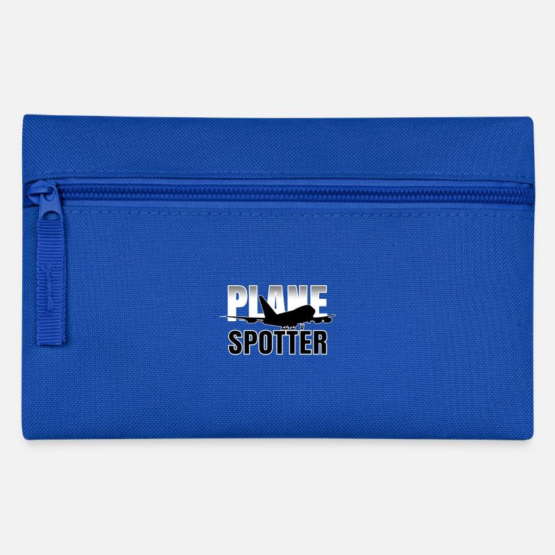 Plane Spotter als Geschenk - Federtasche - Royalblau