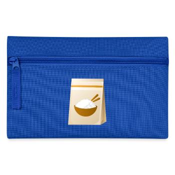 riz sushi nourriture baguettes de riz manger Japon12 - Trousse - bleu royal - Devant