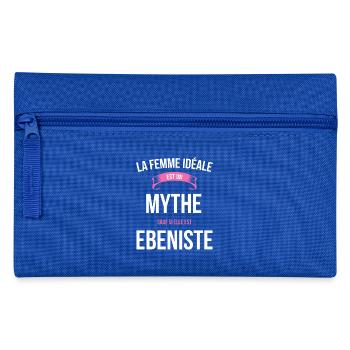 Ebeniste idéale mythe cadeau noël - Trousse - bleu royal - Devant