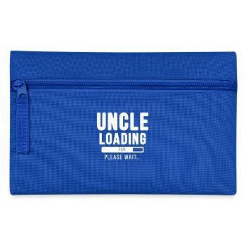 Uncle loading... Please wait! - Onkel Shirt - Federtasche - Royalblau - Vorne