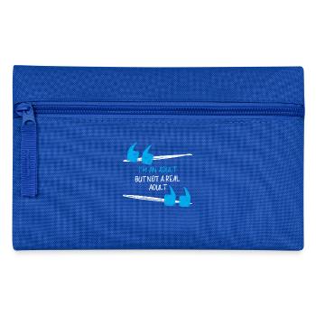Adulte - sarcasme - LOL - Présent - Drôle - Trousse - bleu royal - Devant