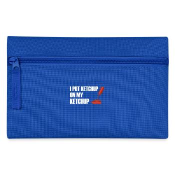 Cadeau de ketchup pour l'amant de ketchup - Trousse - bleu royal - Devant