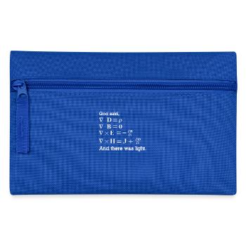 Und Gott sagte, es sei Licht Maxwell EMR - Federtasche - Royalblau - Vorne