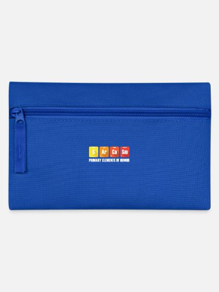 Sarkasmusgeschenk für Chemielehrer - Federtasche - Royalblau