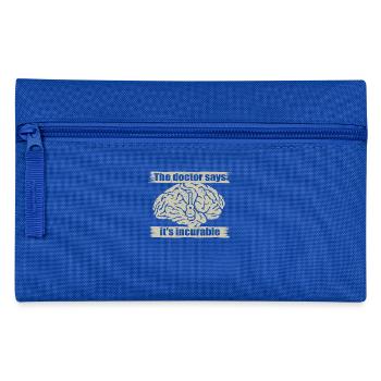 médecin dit guitare fraîche incurable .png - Trousse - bleu royal - Devant