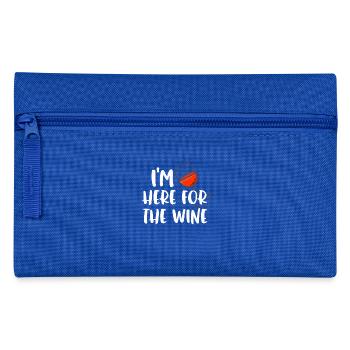 Je suis ici pour le vin - Funny Jewish Pessa'h - Trousse - bleu royal - Devant