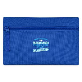 Junggesellenabschied Elektriker - Federtasche - Royalblau - Vorne