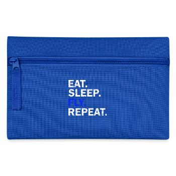 Eat Sleep Fly Répéter - Trousse - bleu royal - Devant