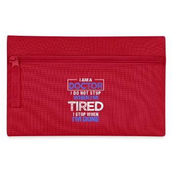 Doctor Gift Doctor Medicine Studying Doctors - Pencil Case - red - Front