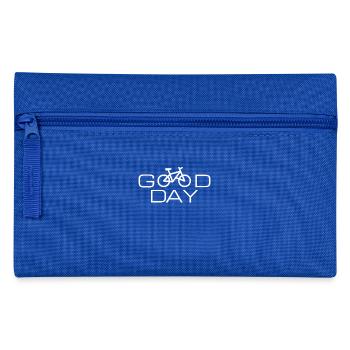 Bonne journée pour le cyclisme roue cadeau cycliste - Trousse - bleu royal - Devant