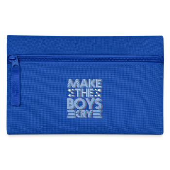 Make the Boys Cry - Pencil Case - royal blue - Front