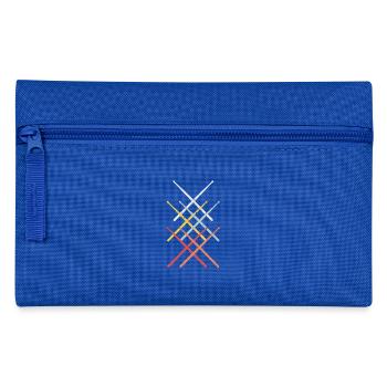 Drumsticks - Vintage Drummer Drummer Gift - Pencil Case - royal blue - Front