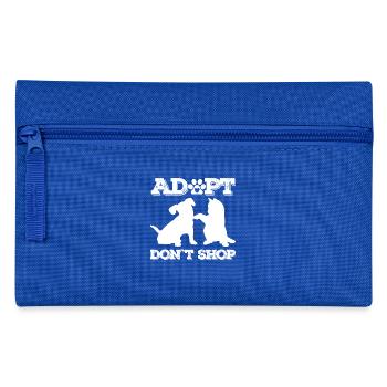 Adopt do not shop - Pencil Case - royal blue - Front