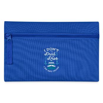 Cruise ship funny saying Sip and Cruise - Pencil Case - royal blue - Front