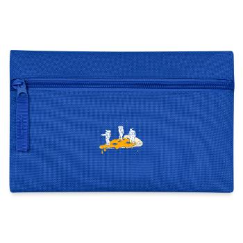 Space Pizza - Federtasche - Royalblau - Vorne