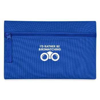 Birdwatching - Vogelbeobachtung - Fernglas - Federtasche - Royalblau - Vorne