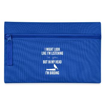 Observation des oiseaux - observation des oiseaux - observation des oiseaux - oiseau - Trousse - bleu royal - Devant