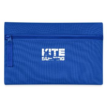 Kitesurfen - Kitesurfer - Kitesurfing - Geschenk - Federtasche - Royalblau - Vorne