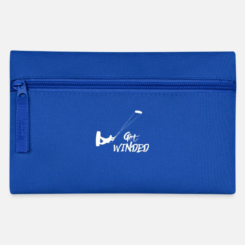 Kitesurfen - Kitesurfer - Kitesurfing - Kiteboard - Federtasche - Royalblau