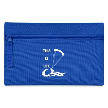 Kitesurfing - Kitesurfing - Kitesurfing - Gift - Pencil Case - royal blue - Front