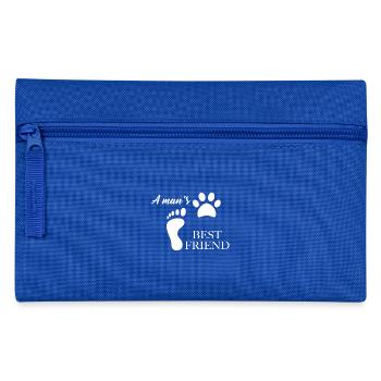 Le meilleur ami de l'homme - Trousse - bleu royal - Devant