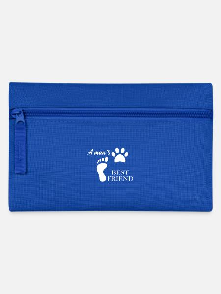 Des Mannes bester Freund - Federtasche - Royalblau
