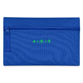 Athlète, triathlon triathlète cadeau - Trousse - bleu royal - Devant