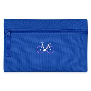 Bicycle, Rennrad, Fahrrad Frauen Geschenk - Federtasche - Royalblau - Vorne