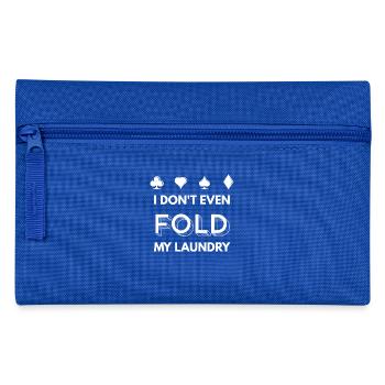Poker - Poker - Jeu de cartes - Cartes - Cadeau - Trousse - bleu royal - Devant