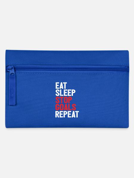 Gift for goalkeeper - Pencil Case - royal blue