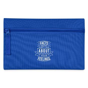Facts don't care about your feelings - Federtasche - Royalblau - Vorne